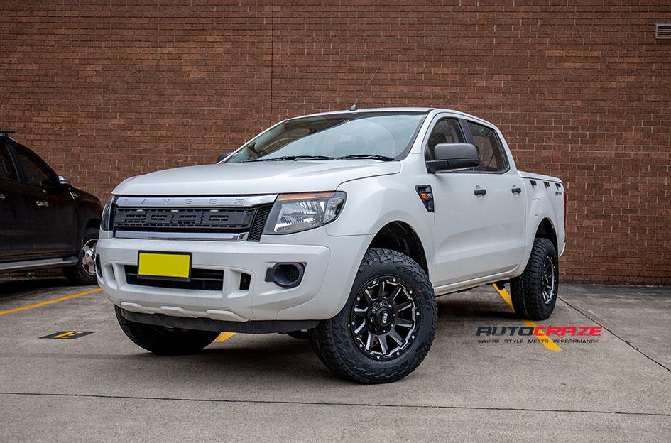 FORD RANGER GD05 MATTE BLACK MILLED ACCENTS